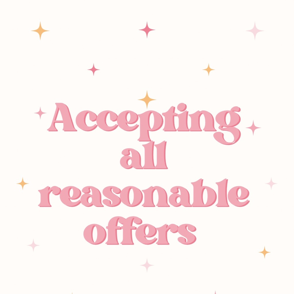 ✨ Accepting all reasonable offers ✨